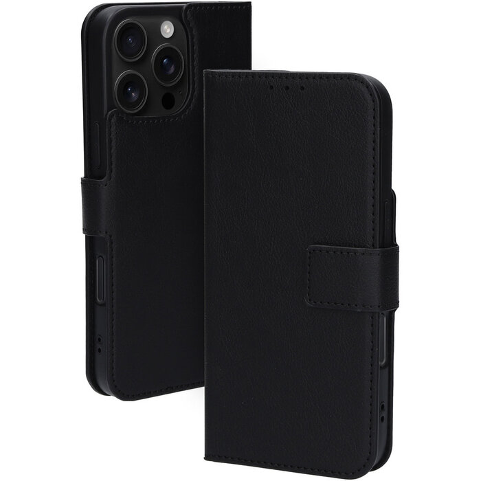 Mobiparts Mobiparts Classic Wallet Case iPhone 16 Pro Max - MagSafe - Zwart