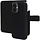Mobiparts 2-in-1 Lederen Wallet Case voor Apple iPhone 16 - Zwart