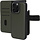 Mobiparts 2-in-1 Lederen Wallet Case voor iPhone 16 Pro - Groen