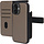 Mobiparts 2-in-1 Lederen Wallet Case voor iPhone 16 - Taupe