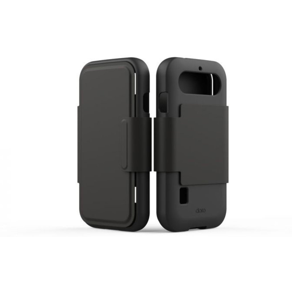 Doro Doro L10 / E10 / X10 Wallet Case - Zwart, foto 3 van 5