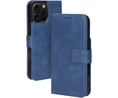 Mobiparts Mobiparts Classic Wallet Case iPhone 16 Pro Max - Steel Blue (MagSafe)