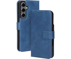 Mobiparts Mobiparts Classic Wallet Case voor Samsung Galaxy S24 FE - Steel Blue