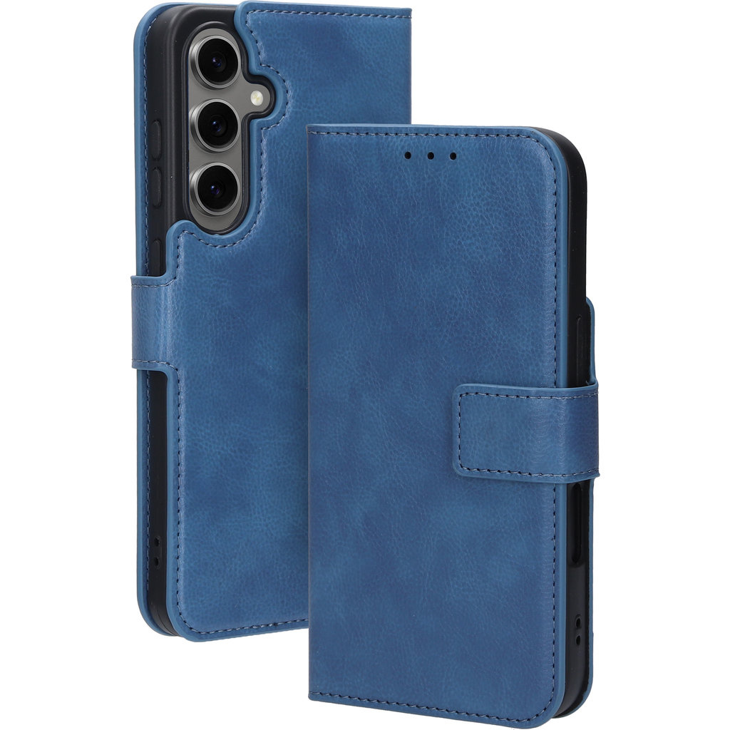 Mobiparts Mobiparts Classic Wallet Case voor Samsung Galaxy S24 FE - Steel Blue