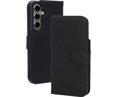Mobiparts Mobiparts Lederen Wallet Case voor Samsung Galaxy S24 FE - Zwart