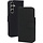 Mobiparts Lederen Wallet Case voor Samsung Galaxy S24 FE - Zwart