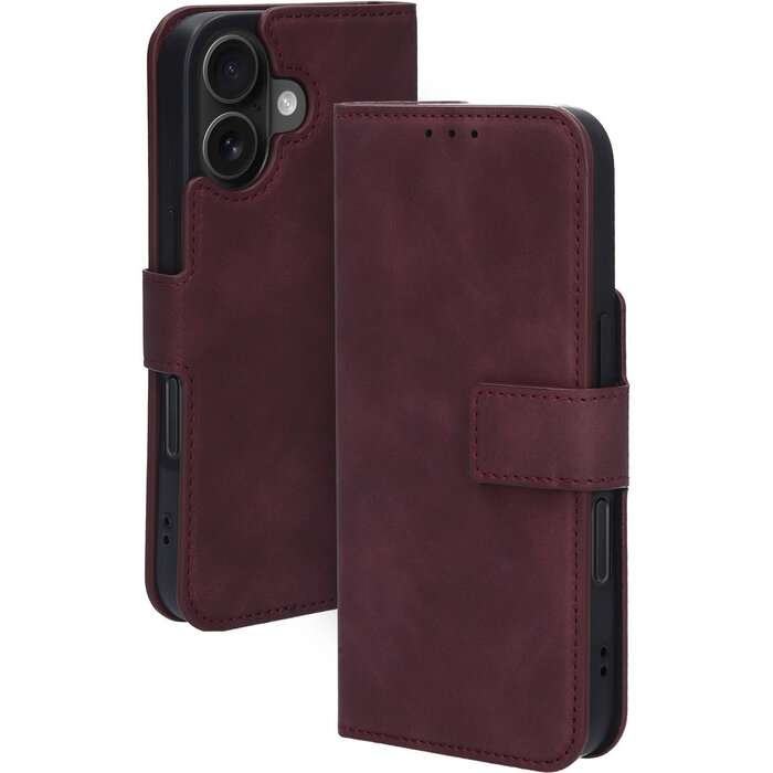 Mobiparts Mobiparts Classic Wallet Case iPhone 16 - Velvet Red - MagSafe