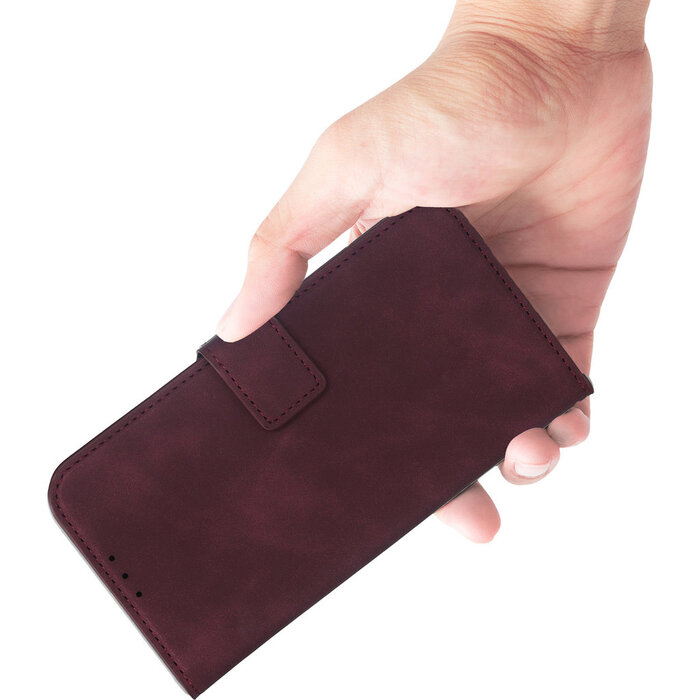 Mobiparts Mobiparts Classic Wallet Case iPhone 16 - Velvet Red - MagSafe