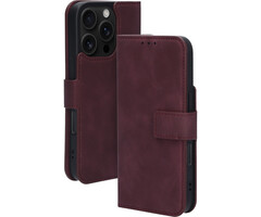 Mobiparts Mobiparts Classic Wallet Case voor iPhone 16 Pro - Velvet Red - MagSafe