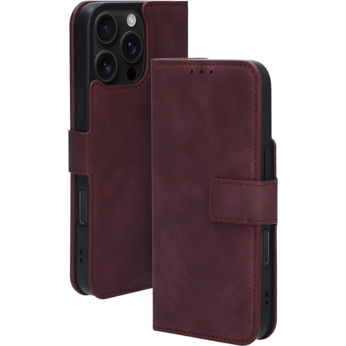 Mobiparts Mobiparts Classic Wallet Case iPhone 16 Pro Max - MagSafe - Velvet Red