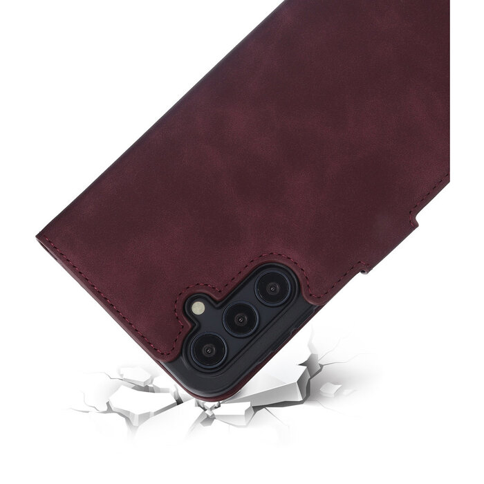 Mobiparts Mobiparts Classic Wallet Case voor Samsung Galaxy A15 5G - Velvet Red
