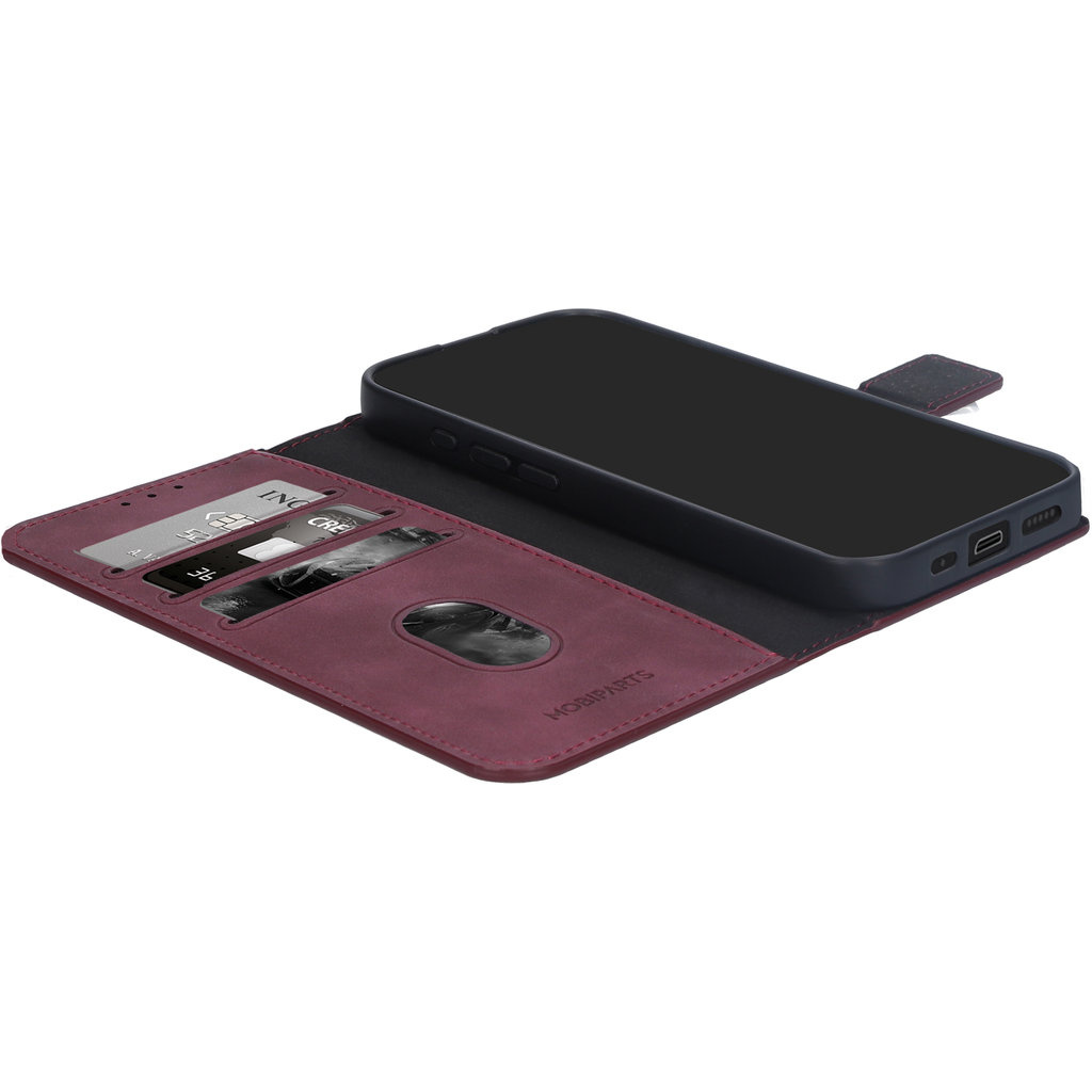 Mobiparts Mobiparts Classic Wallet Case voor Samsung Galaxy A16 - Velvet Red