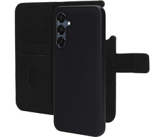 Mobiparts Mobiparts 2-in-1 Lederen Wallet Case voor Samsung Galaxy A16 - Zwart