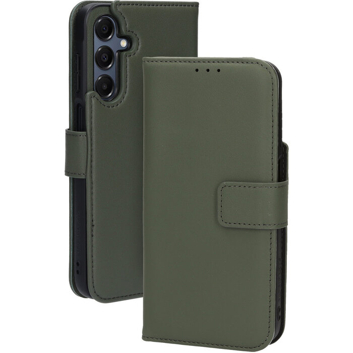 Mobiparts Mobiparts 2-in-1 Leren Wallet Case voor Samsung Galaxy A16 - Groen