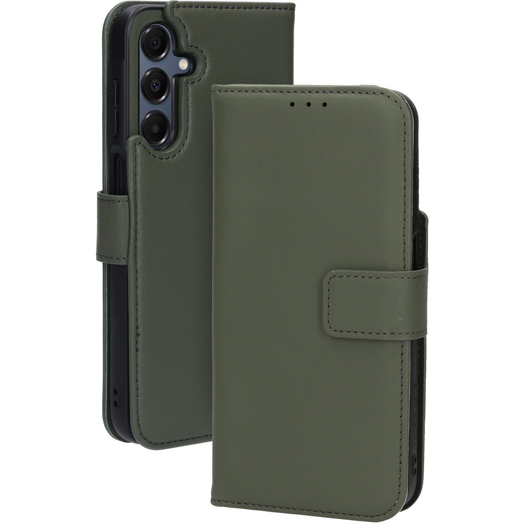 Mobiparts Mobiparts 2-in-1 Leren Wallet Case voor Samsung Galaxy A16 - Groen