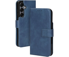 Mobiparts Mobiparts Classic Wallet Case voor Samsung Galaxy S25 - MagSafe - Steel Blue