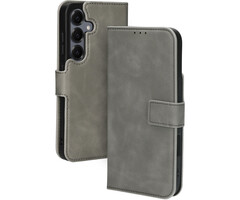Mobiparts Mobiparts Classic Wallet Case Samsung Galaxy S25 Granite Grey (MagSafe Compatible)