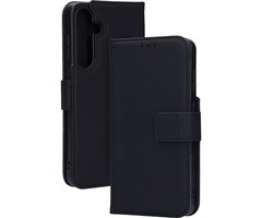Mobiparts Mobiparts Lederen Wallet Case voor Samsung Galaxy S25 Plus - Zwart