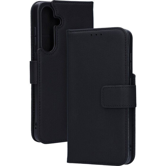 Mobiparts Mobiparts Lederen Wallet Case voor Samsung Galaxy S25 Plus - Zwart