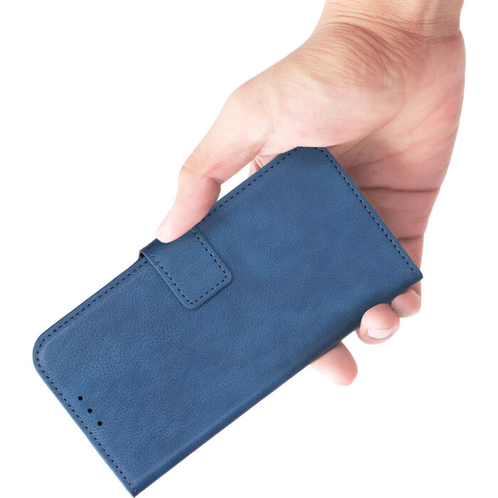 Mobiparts Mobiparts Classic Wallet Case voor Samsung Galaxy A56 - Steel Blue