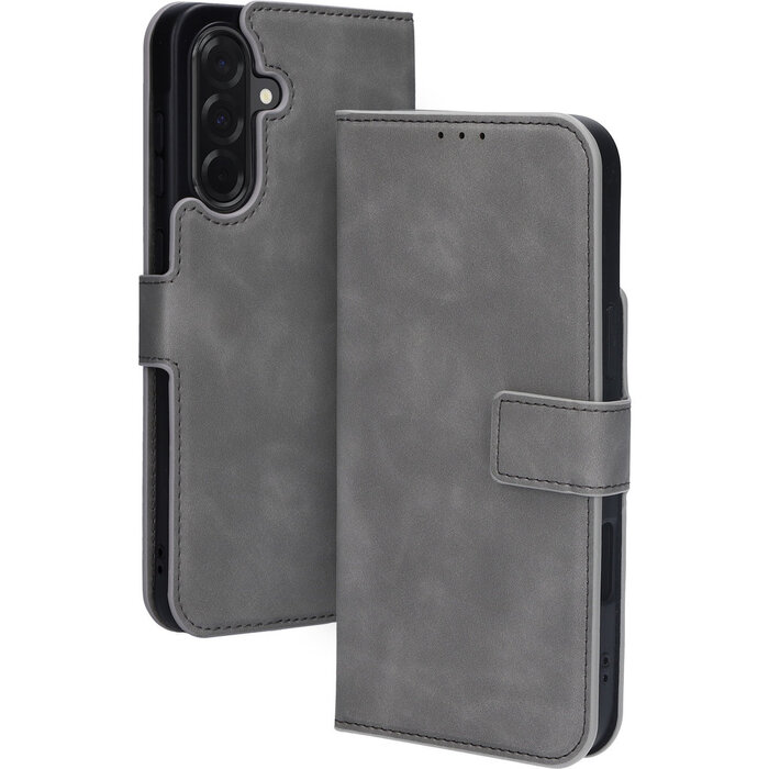Mobiparts Mobiparts Classic Wallet Case voor Samsung Galaxy A36 - Granite Grey