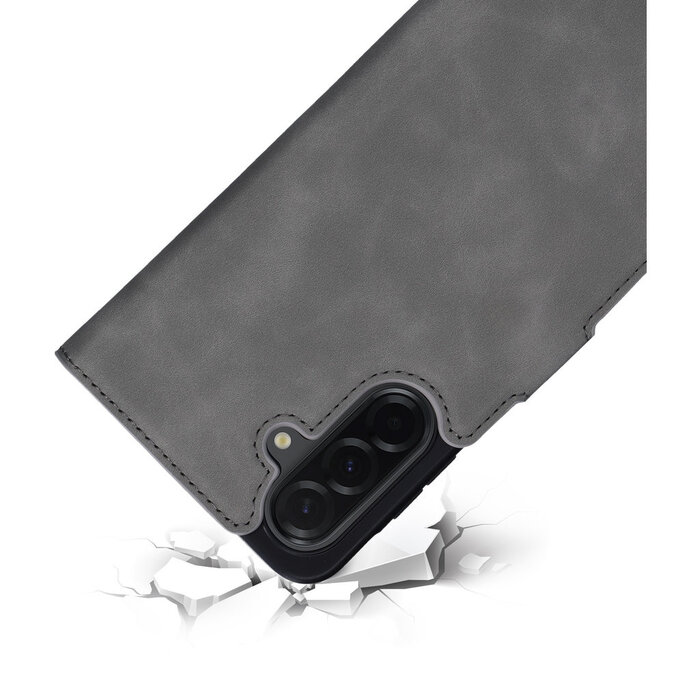 Mobiparts Mobiparts Classic Wallet Case voor Samsung Galaxy A36 - Granite Grey