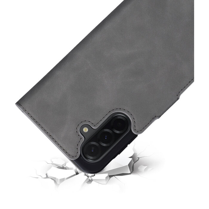 Mobiparts Mobiparts Classic Wallet Case voor Samsung Galaxy A26 - Granite Grey