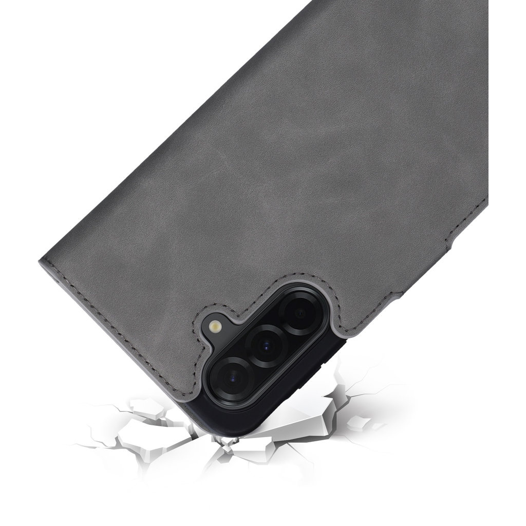 Mobiparts Mobiparts Classic Wallet Case voor Samsung Galaxy A26 - Granite Grey