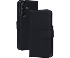 Mobiparts Mobiparts Leather Wallet Case voor Samsung Galaxy A36 - Zwart