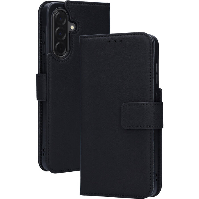 Mobiparts Mobiparts Leather Wallet Case voor Samsung Galaxy A36 - Zwart