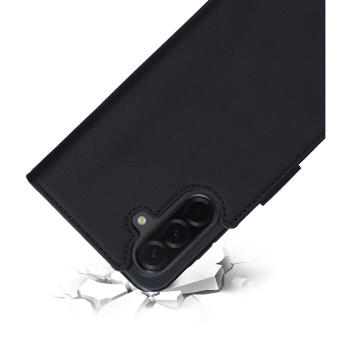 Mobiparts Mobiparts Leather Wallet Case voor Samsung Galaxy A36 - Zwart