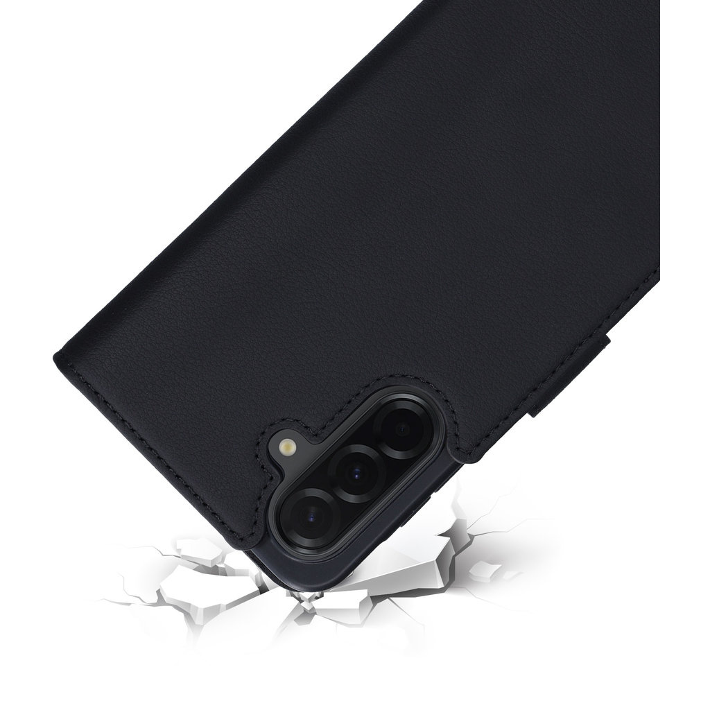 Mobiparts Mobiparts Leather Wallet Case voor Samsung Galaxy A36 - Zwart