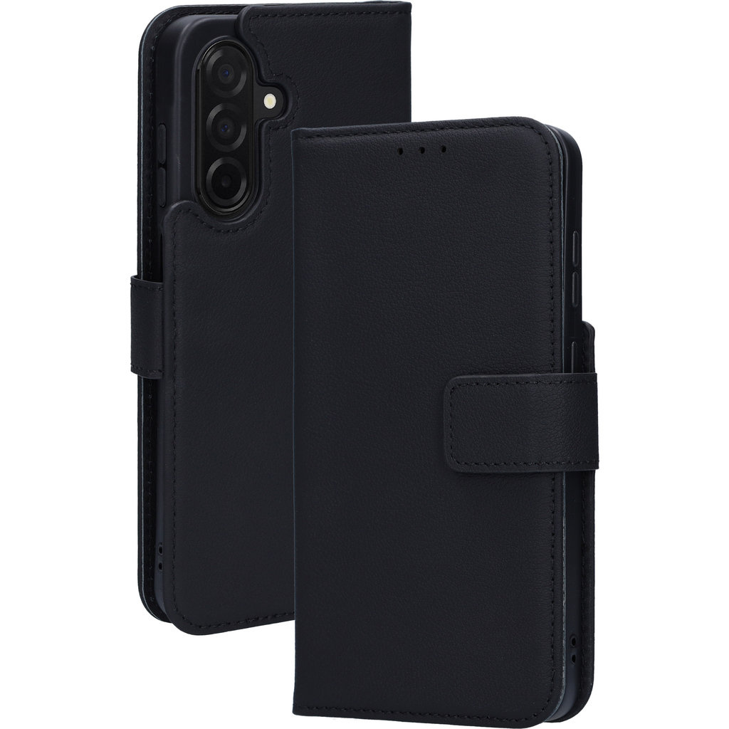 Mobiparts Mobiparts Leather Wallet Case voor Samsung Galaxy A26 - Zwart