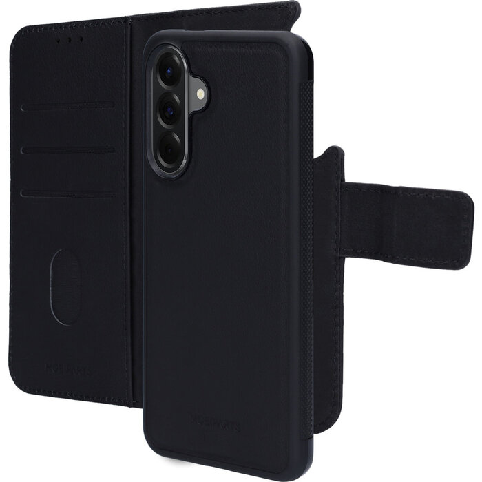 Mobiparts Mobiparts 2-in-1 Lederen Wallet Case voor Samsung Galaxy A56 - Zwart