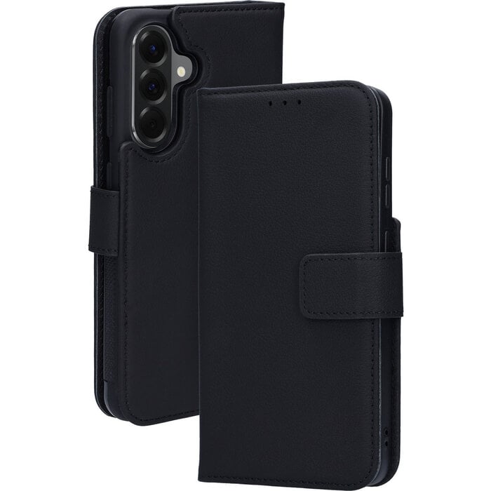 Mobiparts Mobiparts 2-in-1 Lederen Wallet Case voor Samsung Galaxy A56 - Zwart