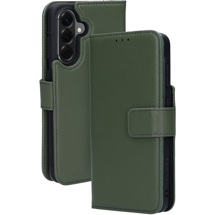 Mobiparts Mobiparts 2-in-1 Leren Wallet Case voor Samsung Galaxy A56 - Groen
