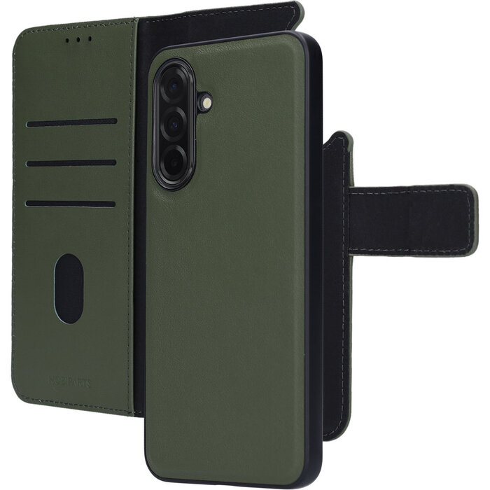 Mobiparts Mobiparts 2-in-1 Leren Wallet Case Samsung Galaxy A36 - Groen