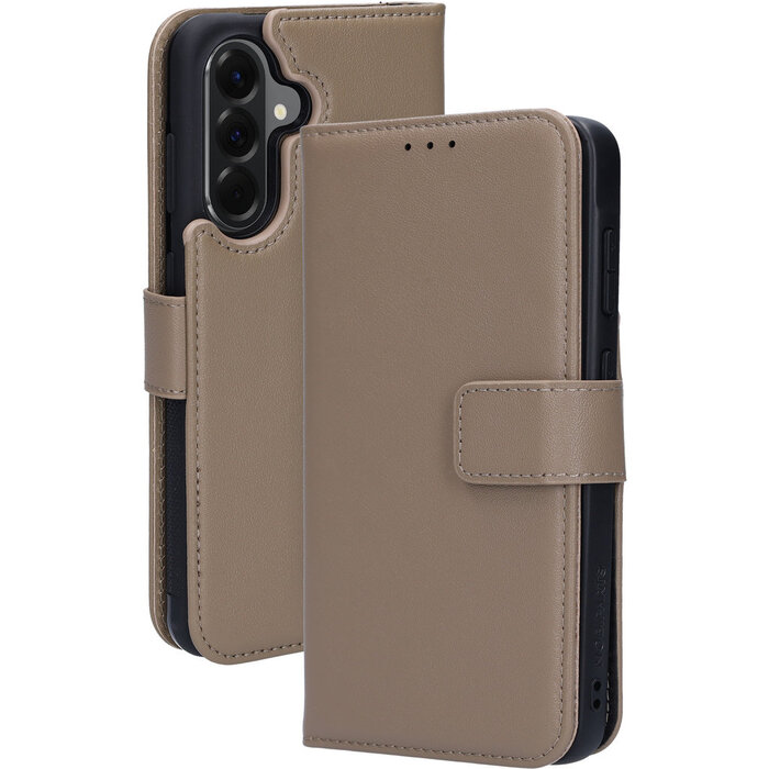 Mobiparts Mobiparts 2-in-1 Lederen Wallet Case voor Samsung Galaxy A56 - Taupe