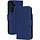 Mobiparts Lederen Wallet Case voor Samsung Galaxy S25 - Blauw