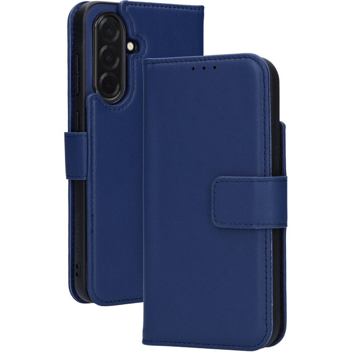 Mobiparts Mobiparts 2-in-1 Leren Wallet Case voor Samsung Galaxy A36 - Blauw