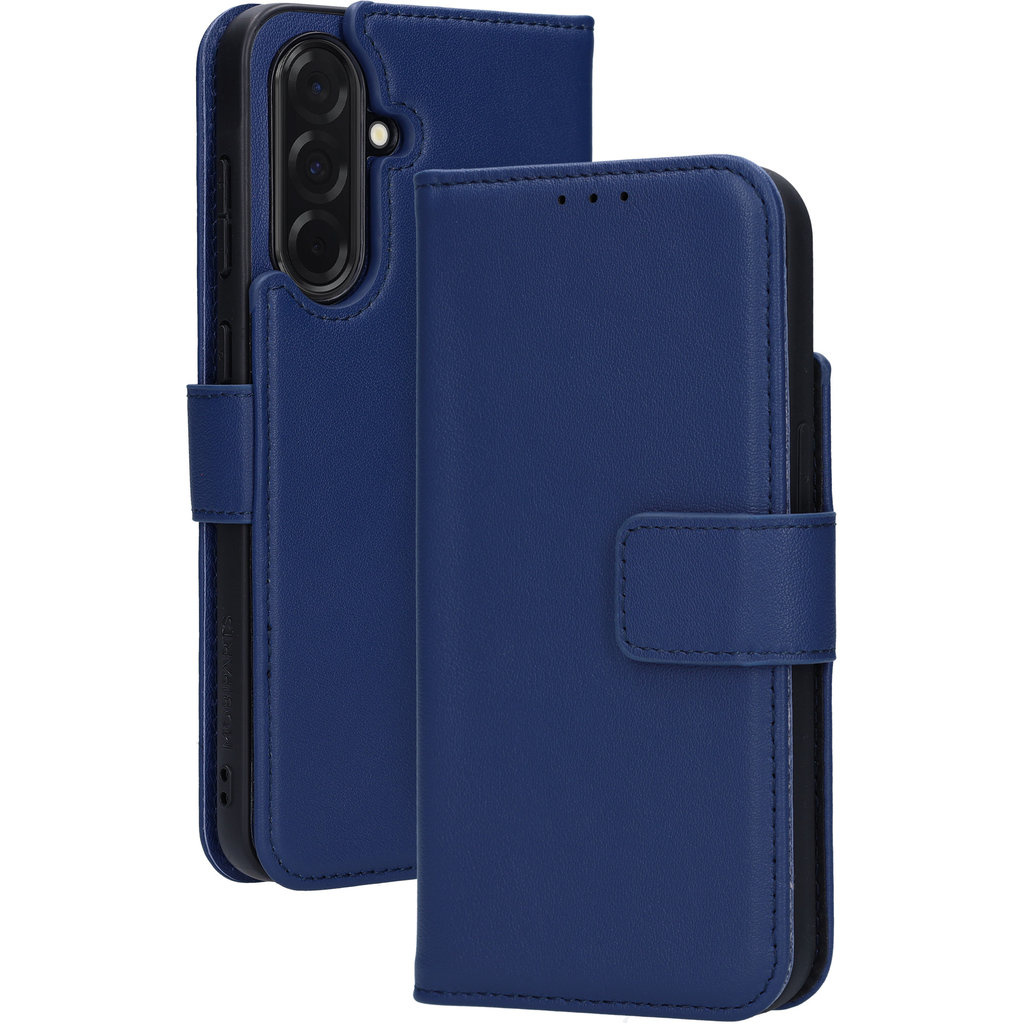 Mobiparts Mobiparts 2-in-1 Leren Wallet Case voor Samsung Galaxy A36 - Blauw