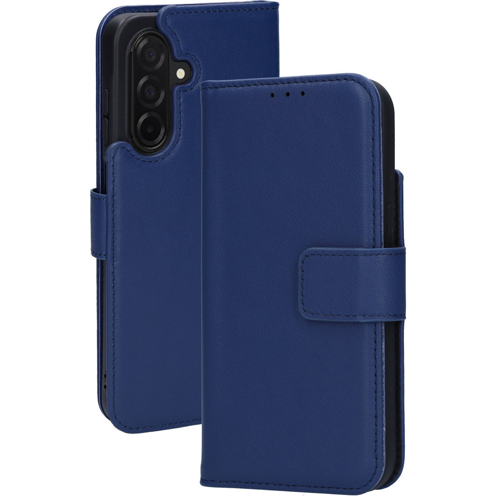 Mobiparts Mobiparts Lederen Wallet Case voor Samsung Galaxy A26 - Blauw