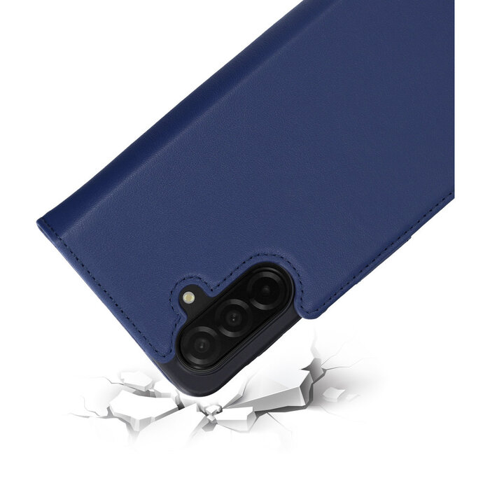 Mobiparts Mobiparts Lederen Wallet Case voor Samsung Galaxy A26 - Blauw