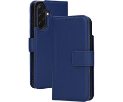Mobiparts Mobiparts Lederen Wallet Case voor Samsung Galaxy A36 - Blauw