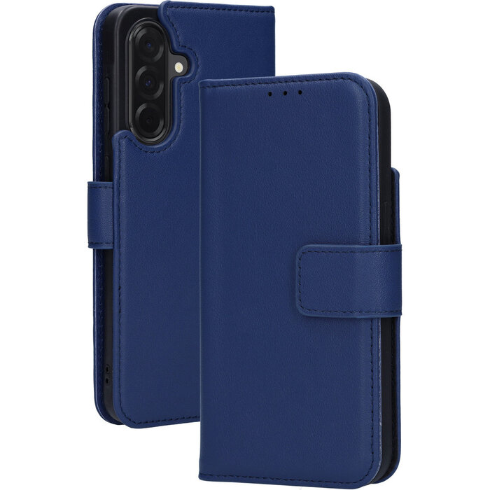 Mobiparts Mobiparts Lederen Wallet Case voor Samsung Galaxy A36 - Blauw