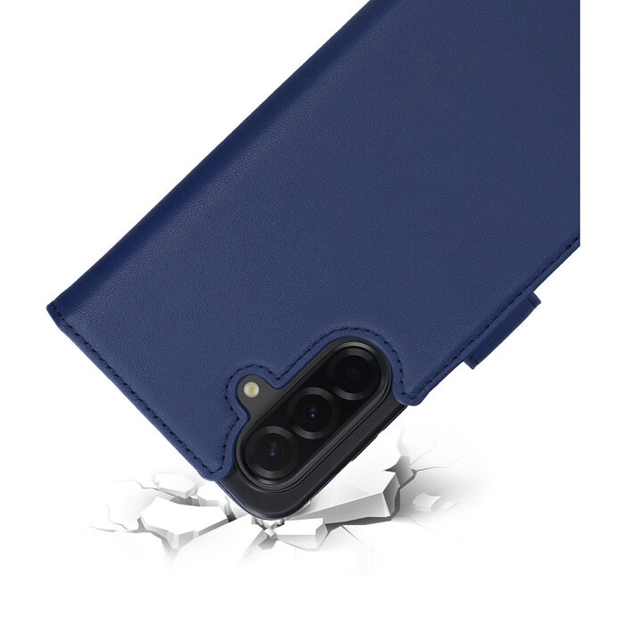 Mobiparts Mobiparts Lederen Wallet Case voor Samsung Galaxy A36 - Blauw
