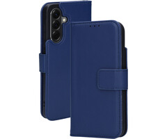 Mobiparts Mobiparts Lederen Wallet Case voor Samsung Galaxy A56 - Blauw