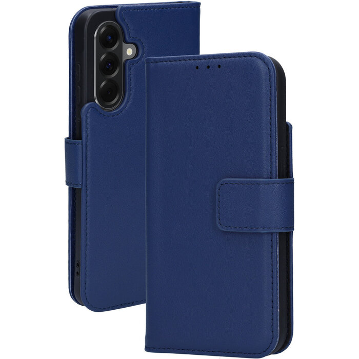 Mobiparts Mobiparts Lederen Wallet Case voor Samsung Galaxy A56 - Blauw