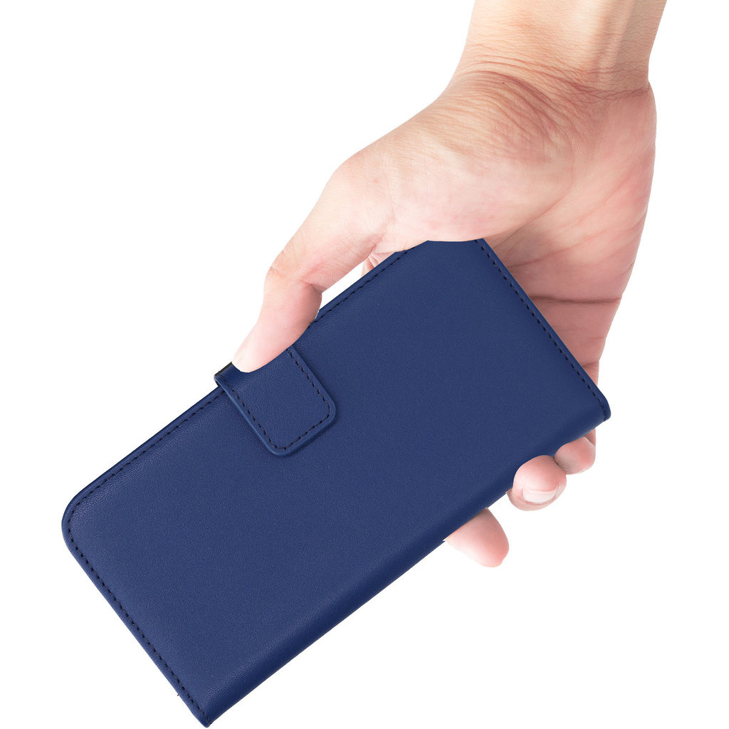 Mobiparts Mobiparts Leather 2 in 1 Wallet Case Apple iPhone 16 Pro Blue