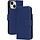 Mobiparts Leather Wallet Case Apple iPhone 15/14/13 Blue (MagSafe Compatible)